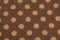 Cocoa Polka Dot Flannel — Pattern detail view