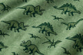 Dinosaur Print Jersey — Pattern detail view