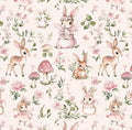 Whimsical woodland fairy tale fabric