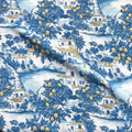Mediterranean lemon grove fabric