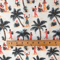 Vintage hawaii tiki fabric