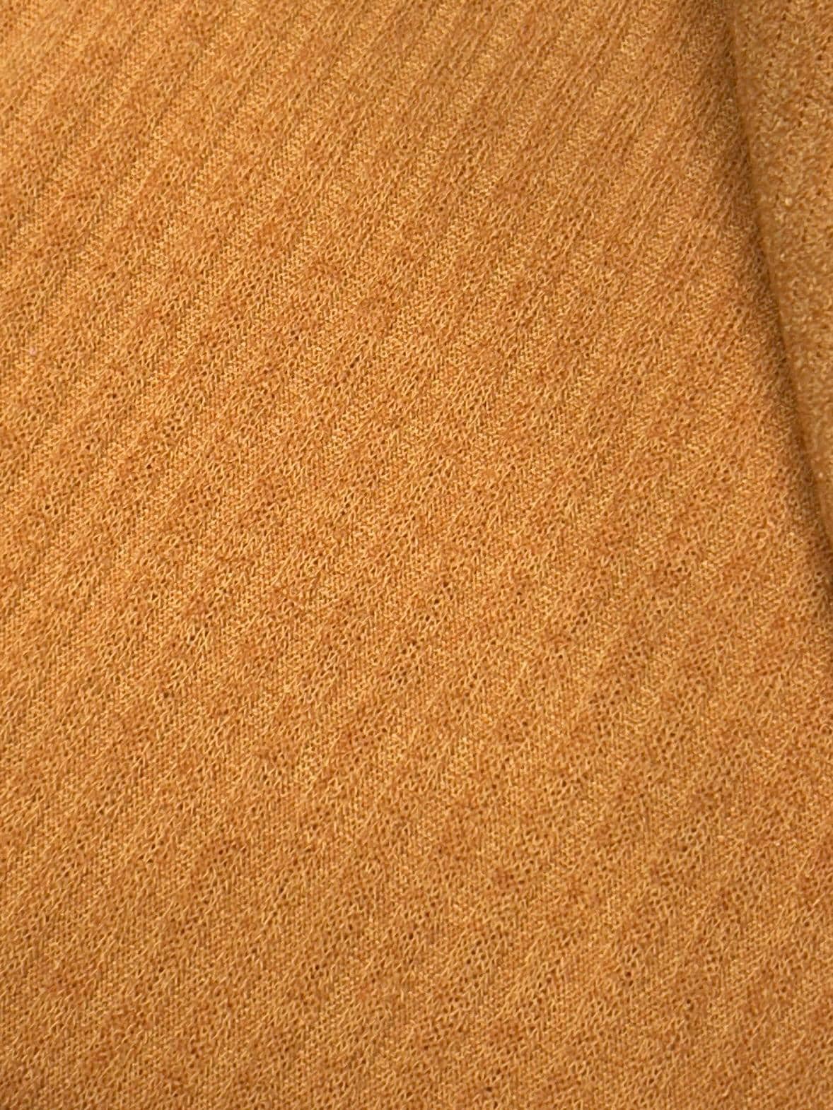 Mirr stripe rib knit fabric detail view