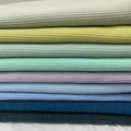 Soft brushed waffle knit fabric
