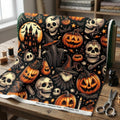 Haunted halloween spooky fabric