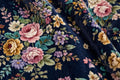 Midnight Garden Floral Velvet — Pattern detail view