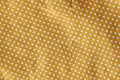 Mustard Polka Dot Cotton — Pattern detail view