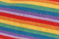 Rainbow Stripe Jersey — Pattern detail view