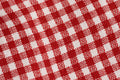 Red Gingham Cotton — Pattern detail view