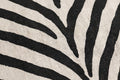 Wild Zebra Linen — Pattern detail view