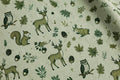Woodland Animal Print Cotton — Pattern detail view