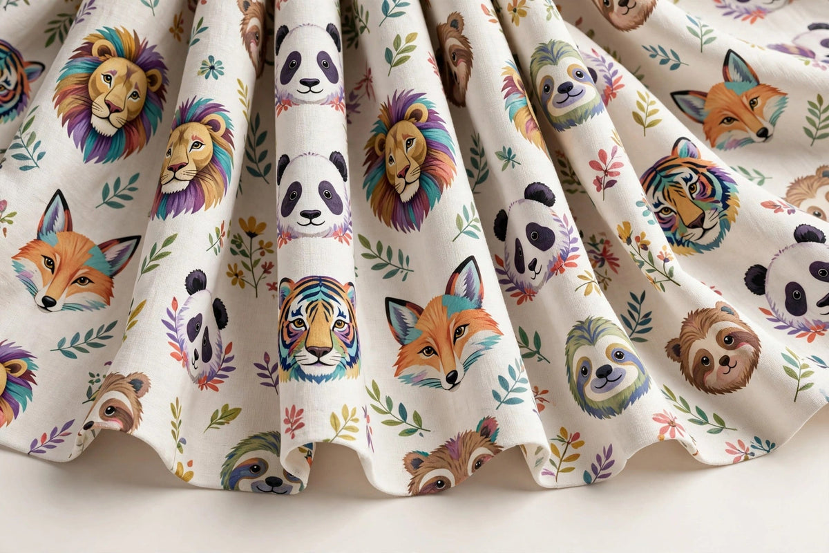 Animal Faces Cotton — Original product photo