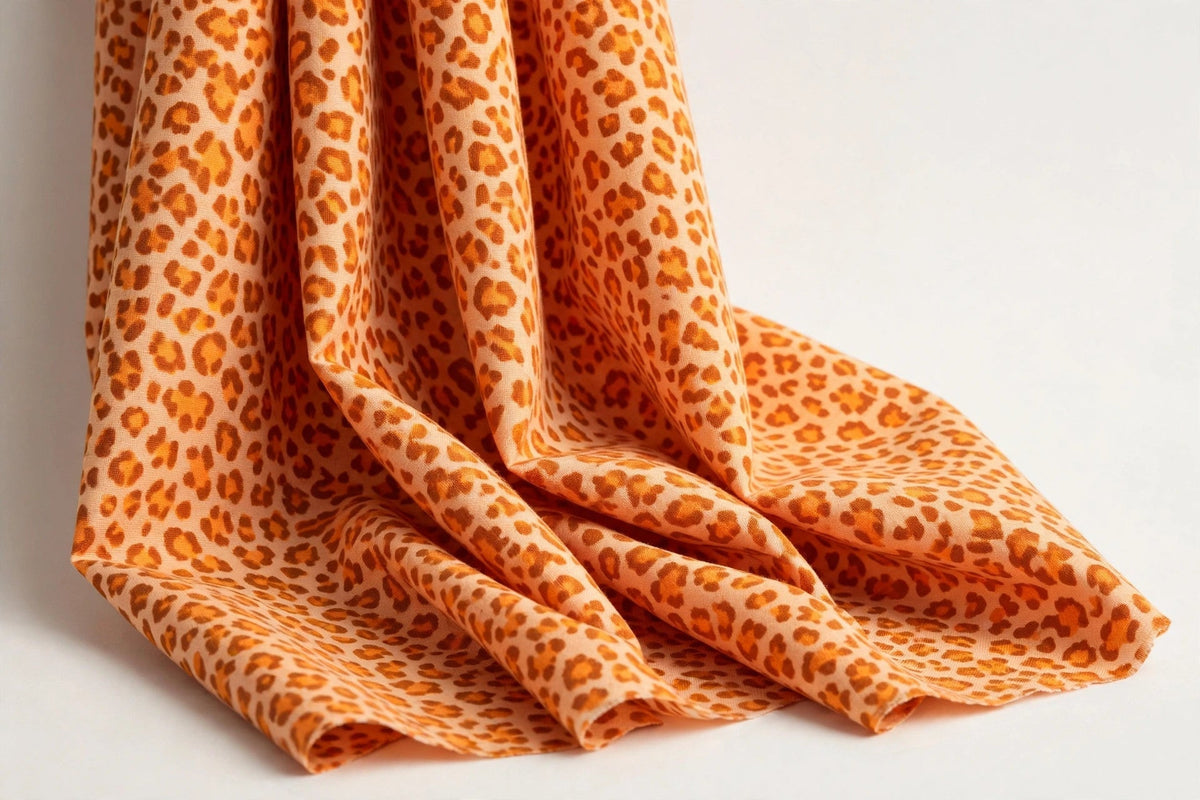 Savanna Sunset Animal Print Cotton — Original product photo