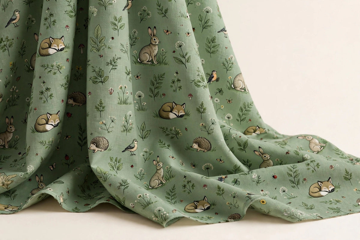 Meadow Critter Animal Print Cotton — Original product photo