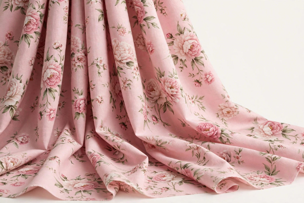 Blush Peony Floral Cotton — Original product photo