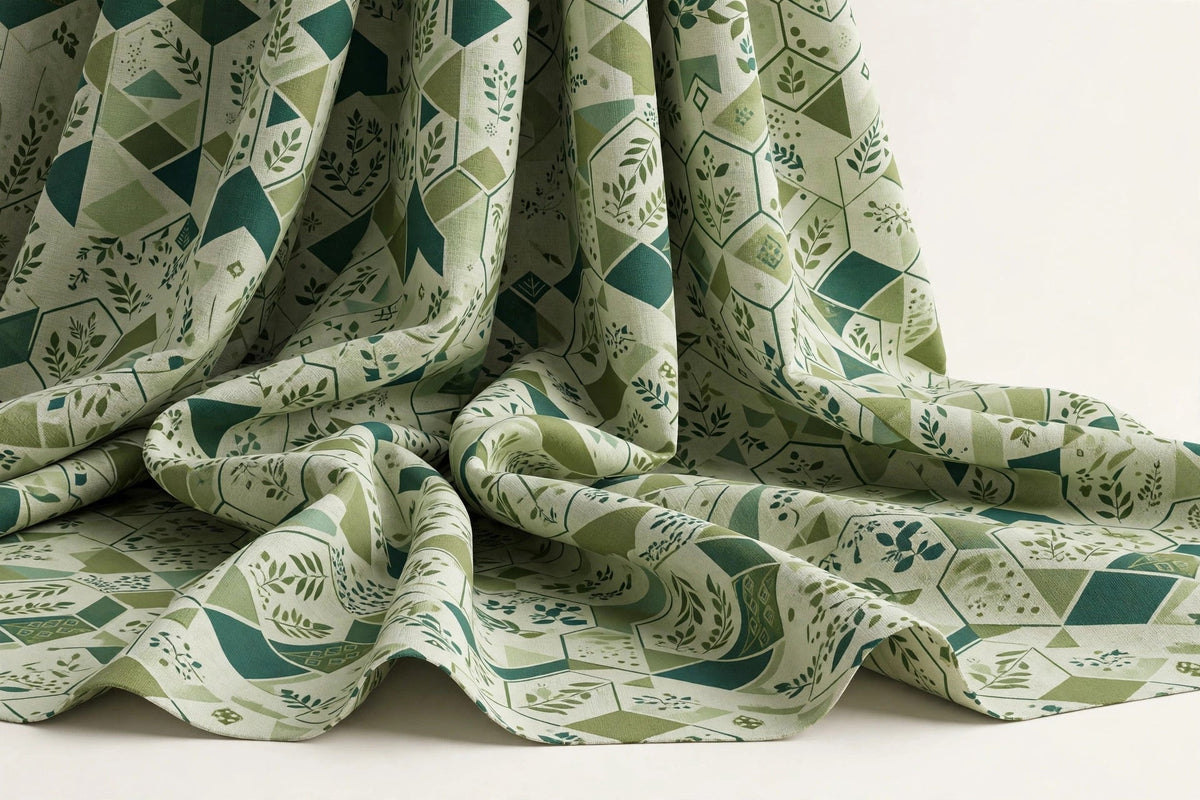Geo Bloom Cotton — Original product photo