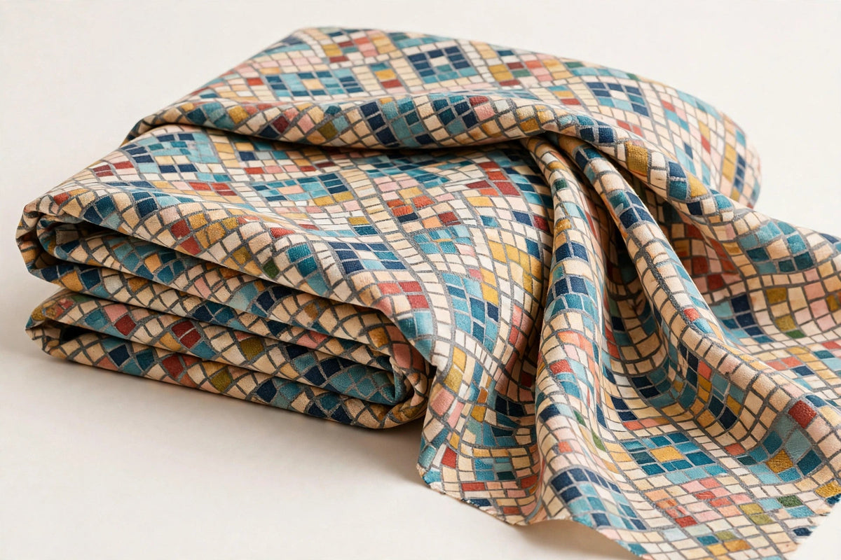 Mosaic Tile Cotton — Original product photo