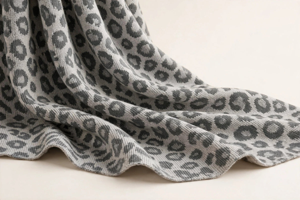 Silver Leopard Knit — Original product photo