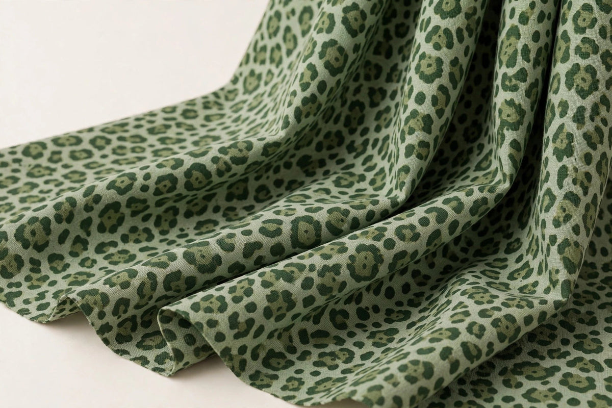 Leopard Meadow Cotton — Original product photo