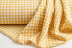 Yellow Gingham Cotton — Original product photo