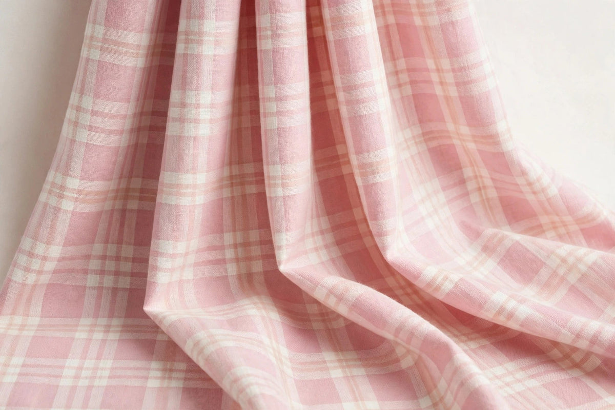Pastel Plaid Cotton — Original product photo