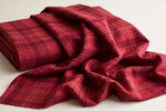 Cranberry Plaid Cotton — Original product photo
