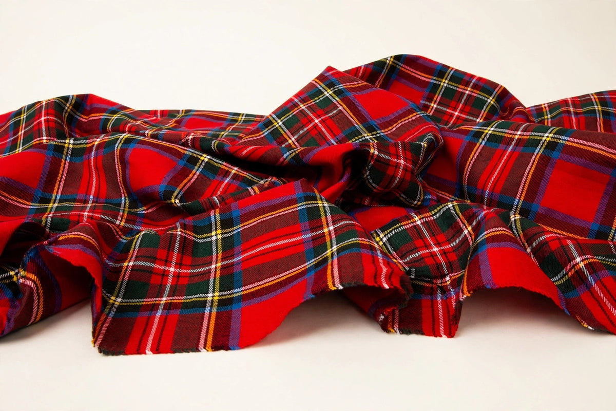 Royal Stewart Plaid Cotton — Original product photo