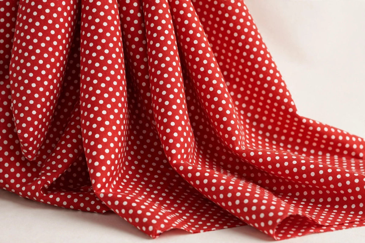 Retro Polka Dot Cotton — Original product photo
