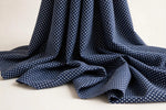 Navy Polka Dot Cotton — Original product photo