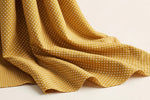 Mustard Polka Dot Cotton — Original product photo