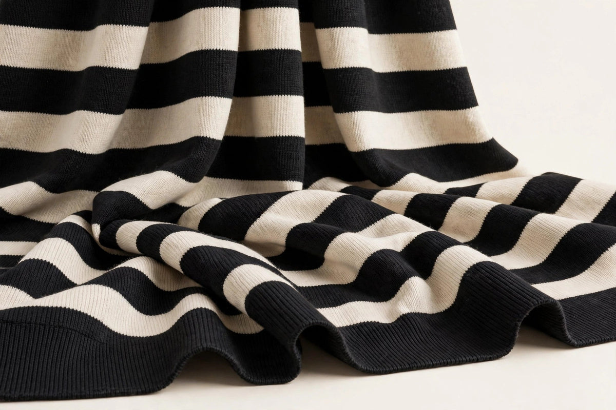 Bold Stripe Jersey Knit — Original product photo