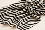 Zebra Stripe Jersey Knit — Original product photo