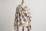 Animal Faces Cotton — Draped view