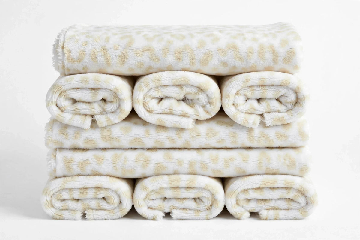 Arctic Animal Print Fleece — Folded stack view