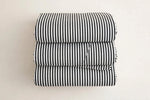 Black & White Stripe — Folded stack view