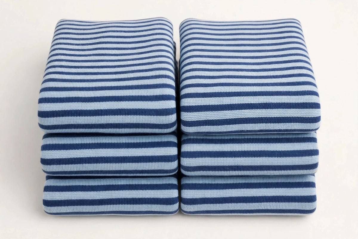 Breton Stripe Knit — Folded stack view