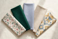 Mix and Match fabric bundle - five colorful folded fabric bolts
