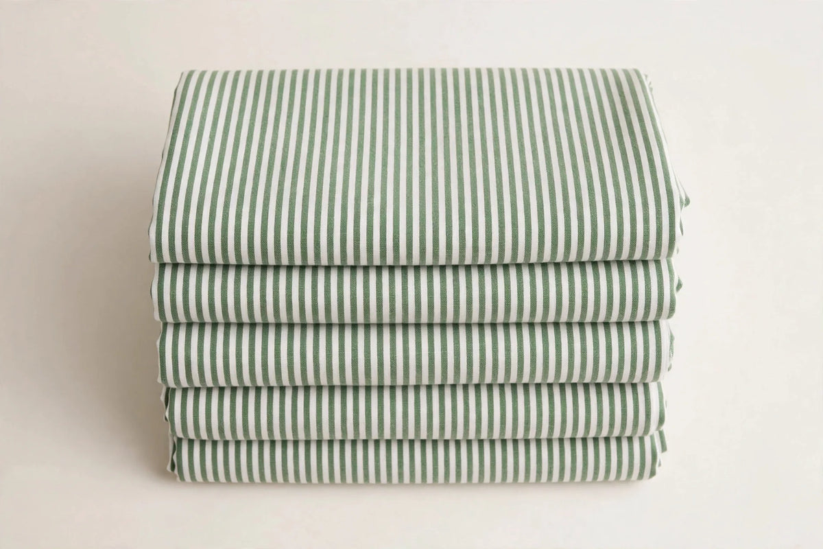 Cabana Stripe Cotton — Folded stack view