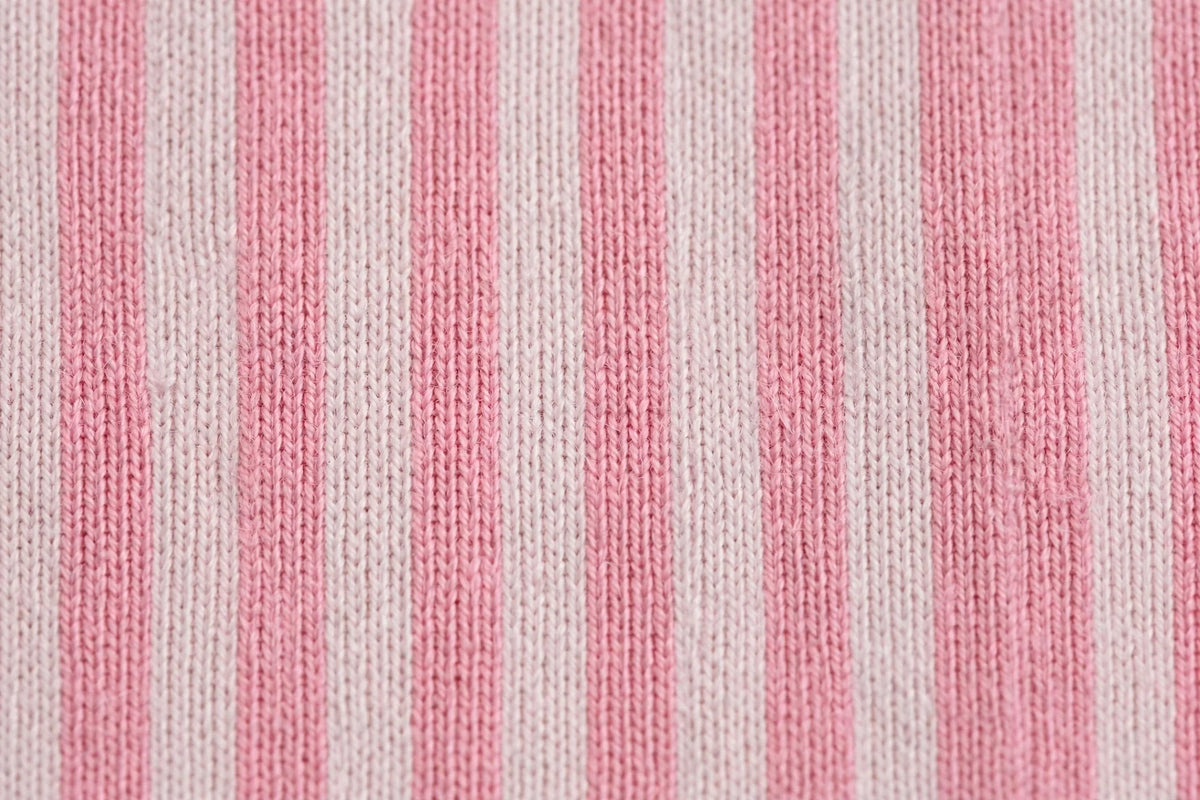 Candy Stripe Jersey Knit — Pattern detail view