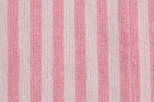 Candy Stripe Jersey Knit — Pattern detail view