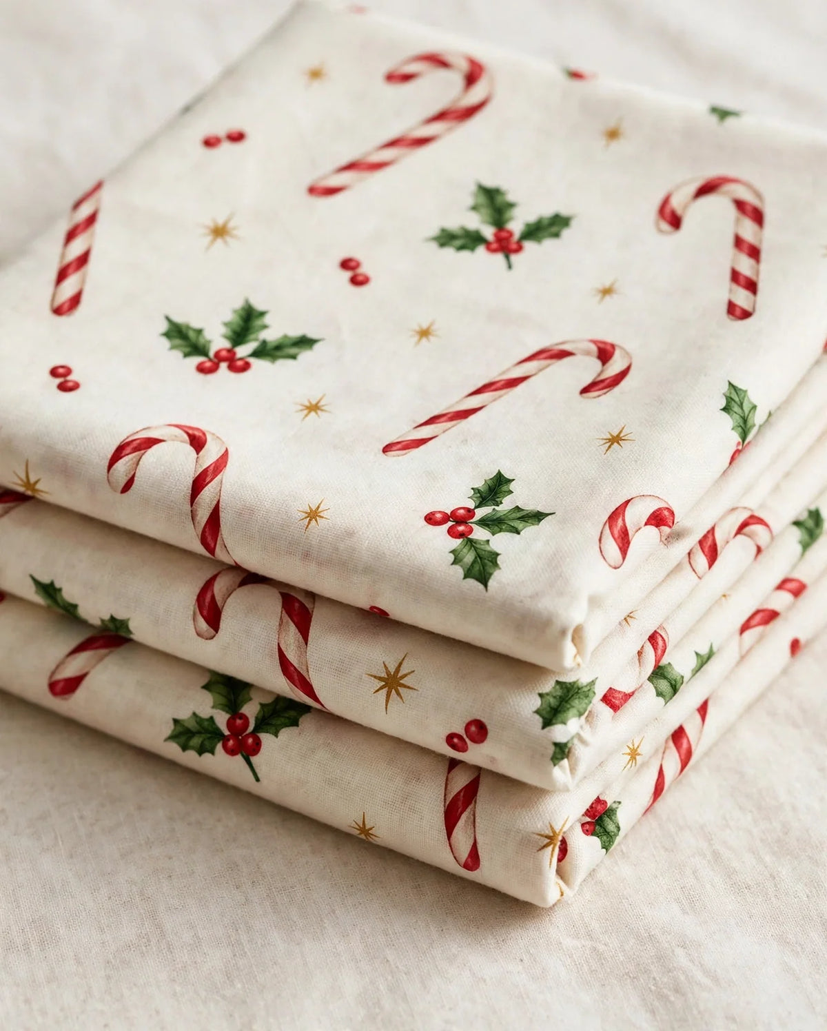 Candy Canes & Bows — folded