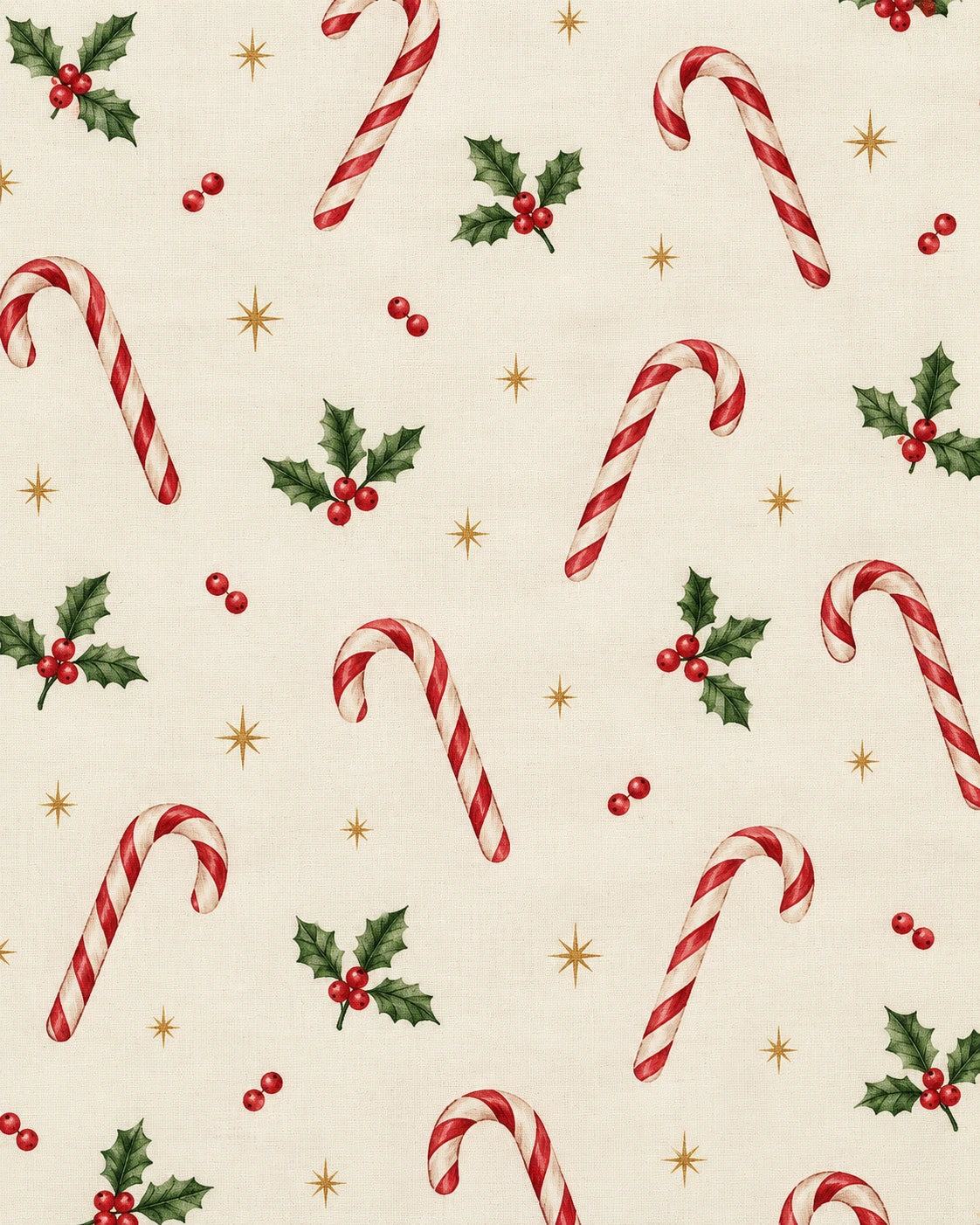 Candy Canes & Bows — main
