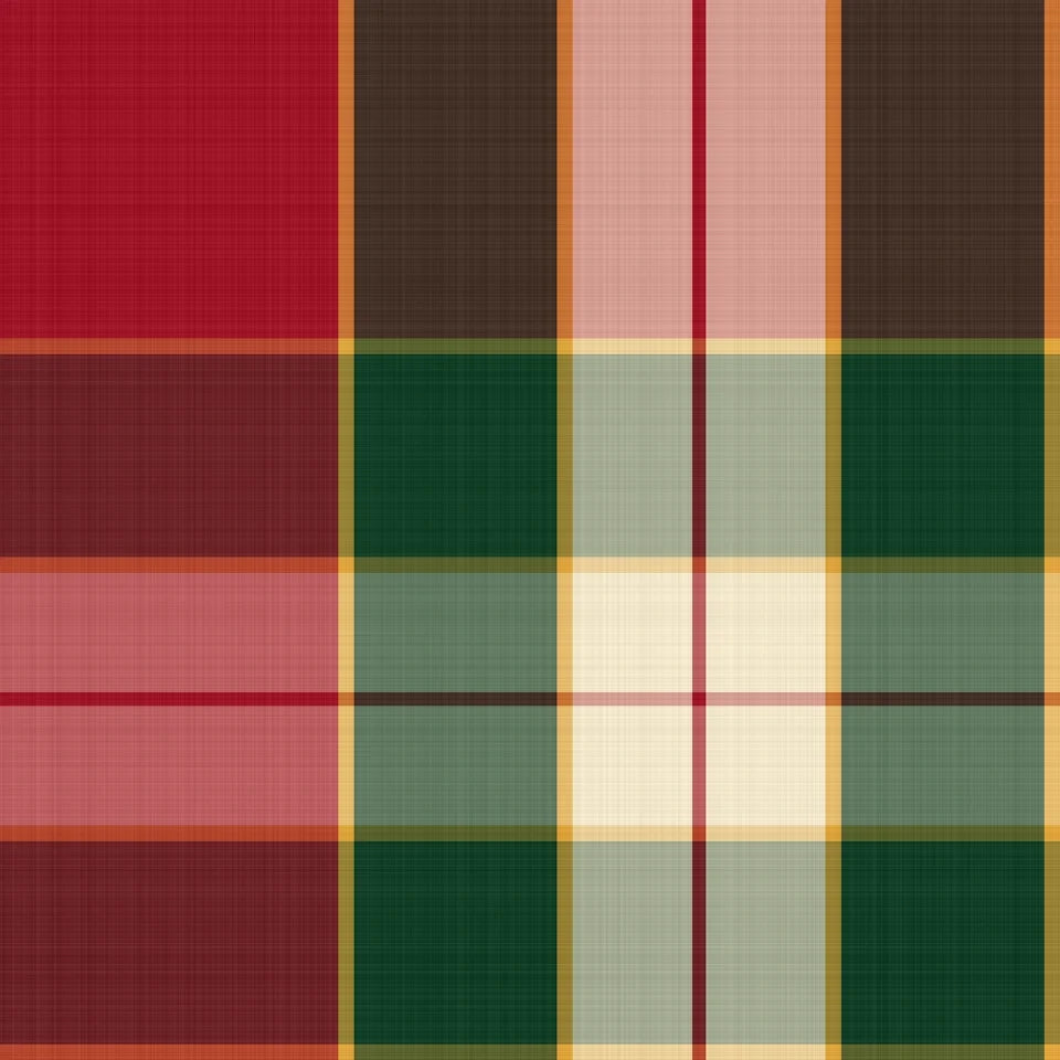 Holiday Red Green Plaid — pattern artwork