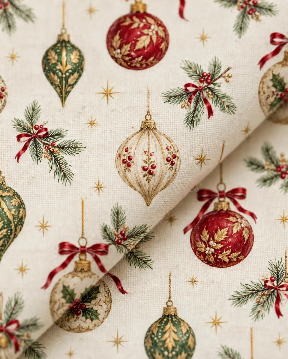 Retro Christmas Ornaments — detail
