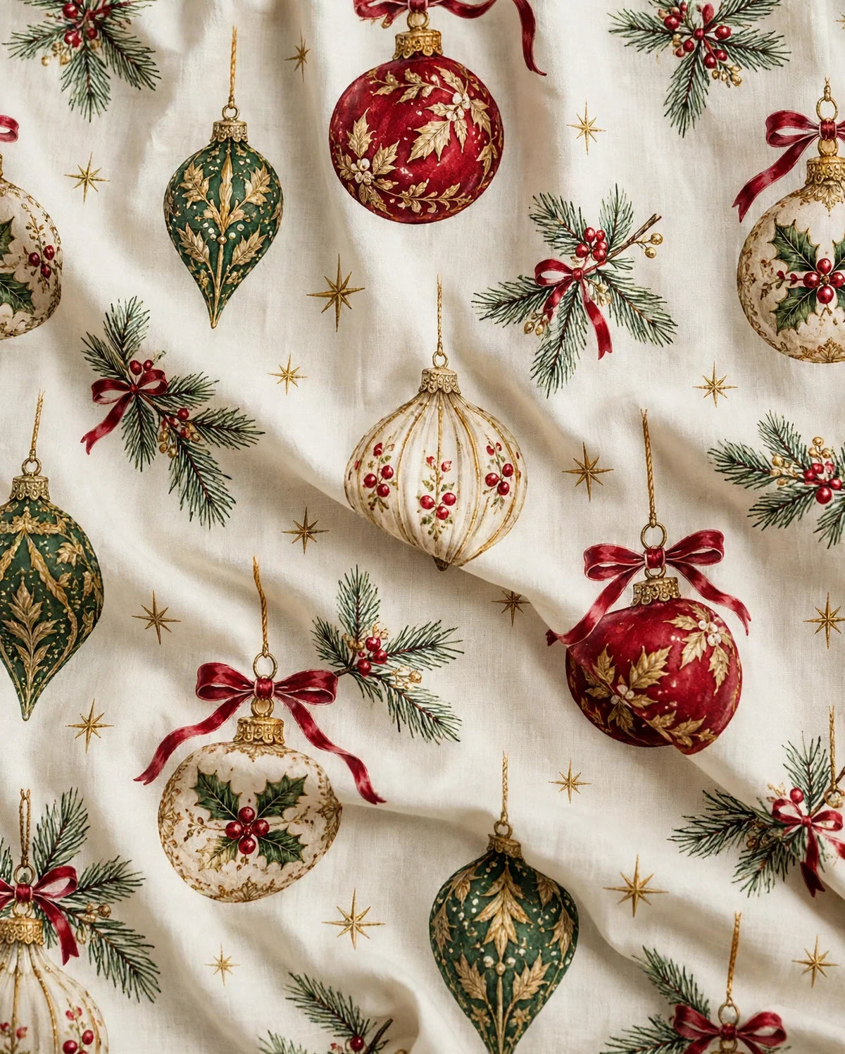 Retro Christmas Ornaments — drape