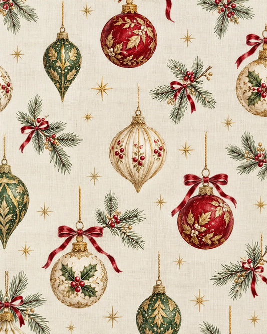 Retro Christmas Ornaments — main