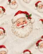 Vintage Santa Holiday Print — detail