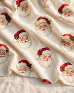 Vintage Santa Holiday Print — drape