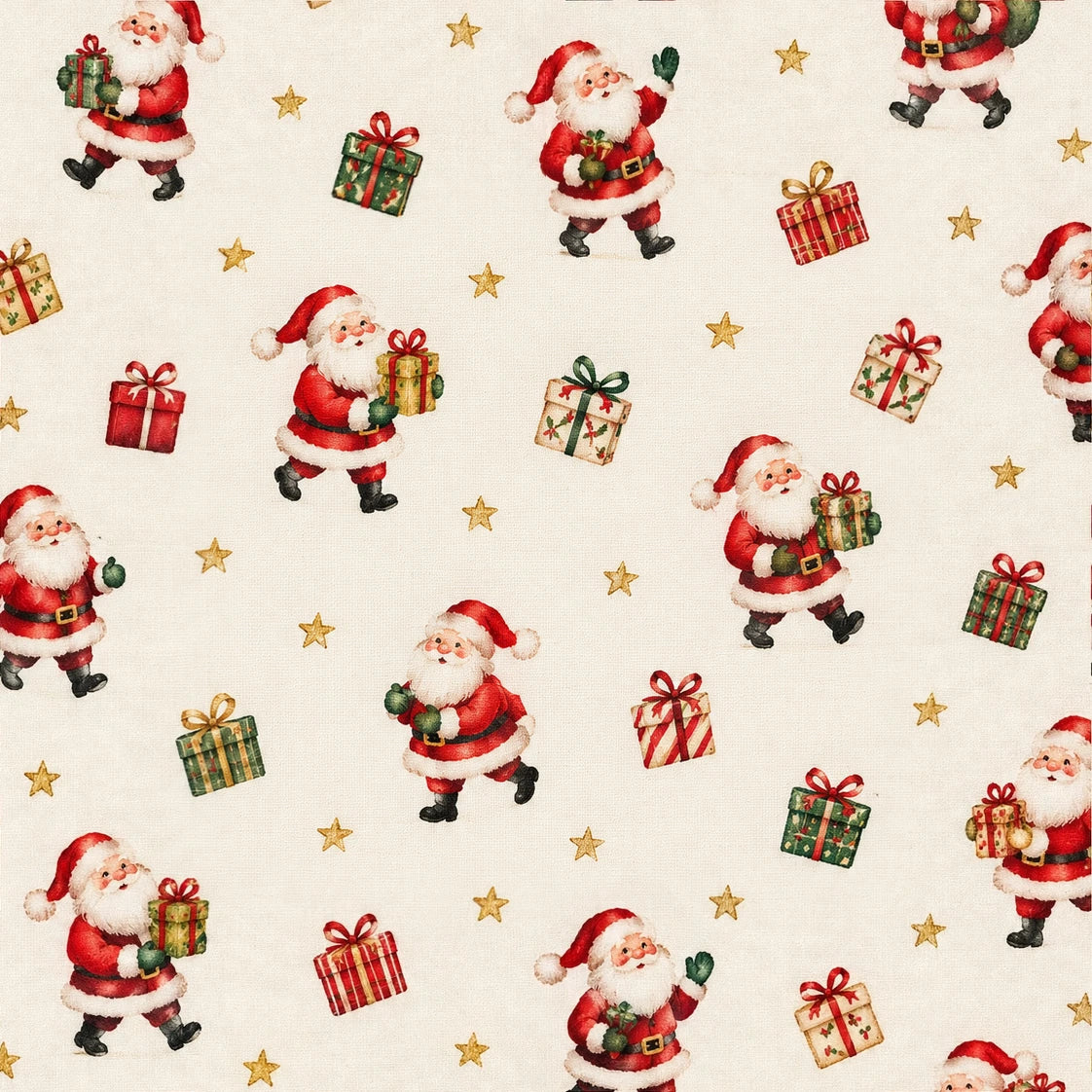 Santa & Gifts — pattern artwork