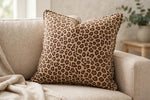 Classic Leopard Cotton — Lifestyle cushion view