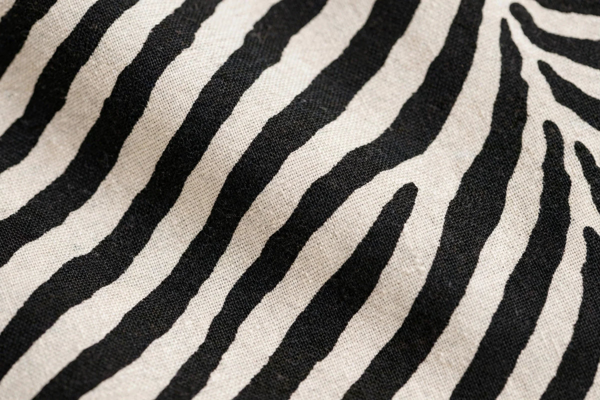 Classic Zebra Cotton — Pattern detail view